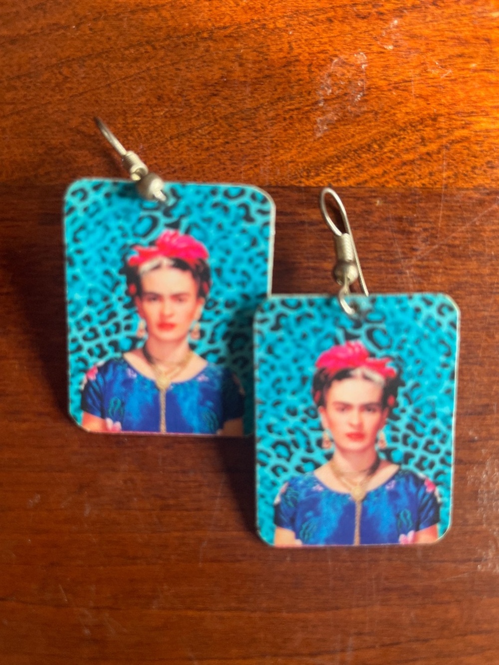 Frida + artsy earrings--two pairs of fun, cute earrings